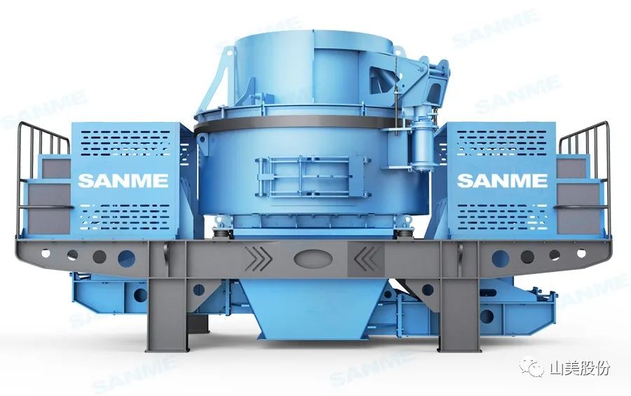 砂石协会报道！上海山美大进料、大产量立式冲击破碎机（制砂机）成功用于东方希望骨料生产线升级改造项目！